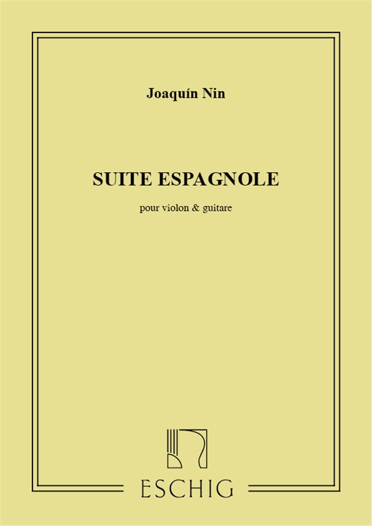 Suite Espagnole Violon-Guitare